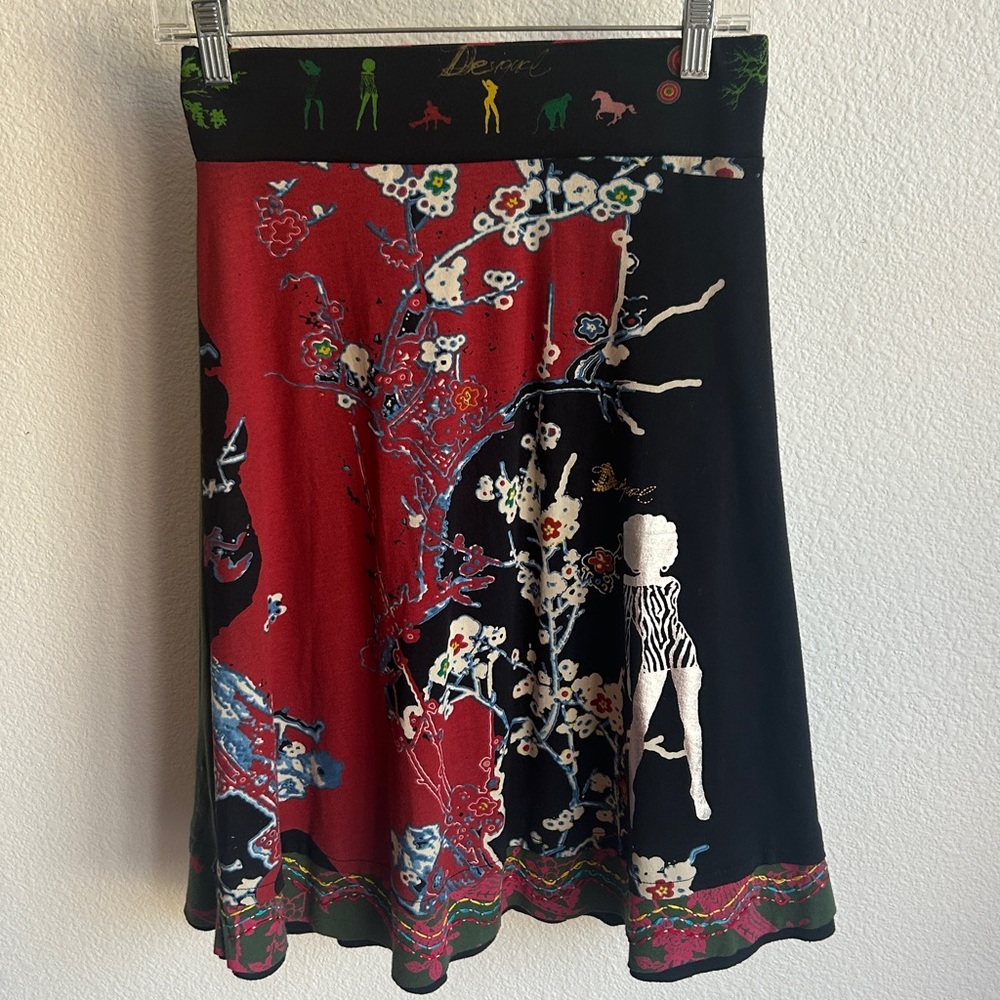 Like new Desigual A-Line Skirt size XS